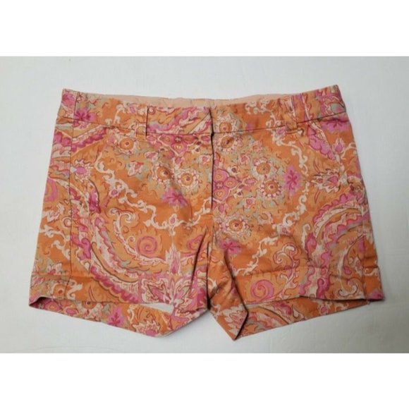 Crewcuts Shorts Girls Size 12 Brooke Lebr Paisley - Picture 2 of 5